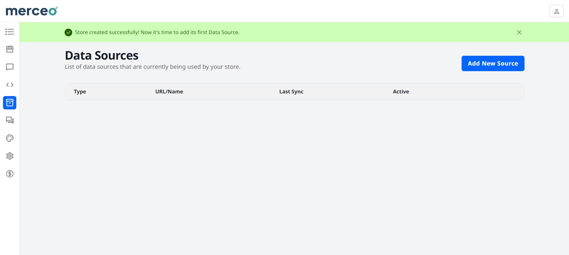 Data Sources Page